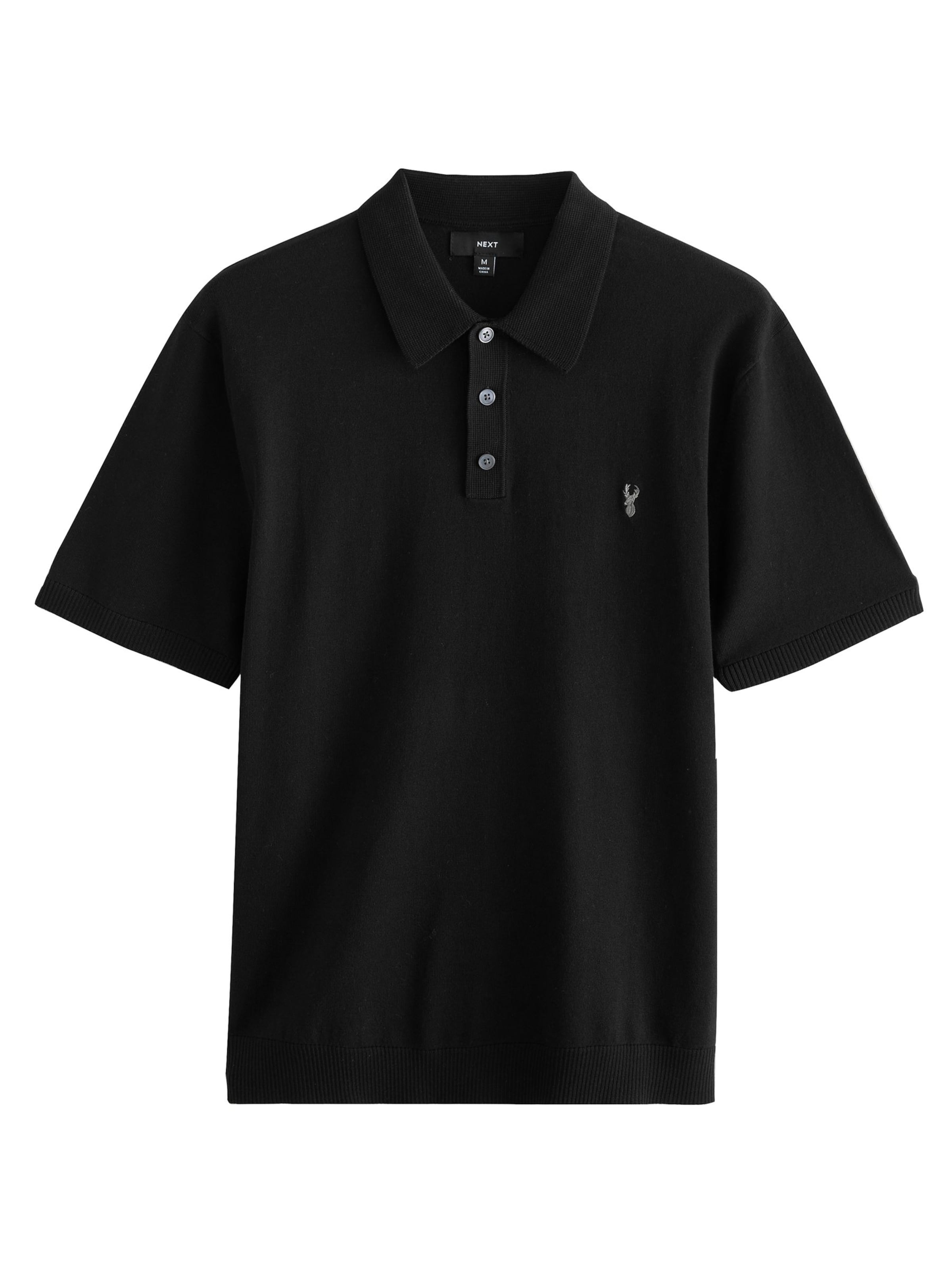 Next Shirt in Zwart: voorkant