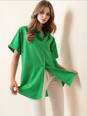 Bigdart Blouse in Groen