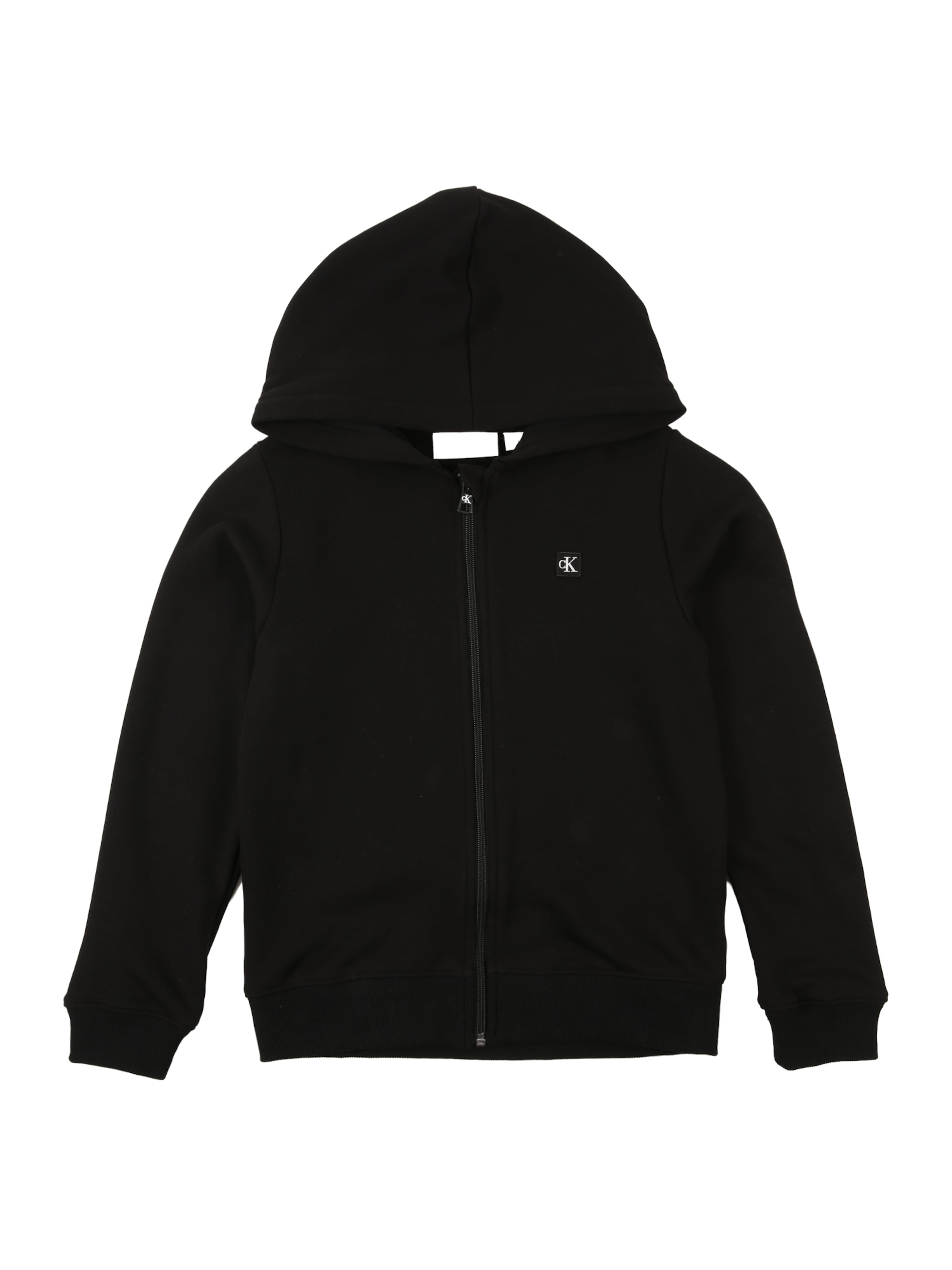 Calvin Klein Jeans Кофта на молнии в Черный: спереди