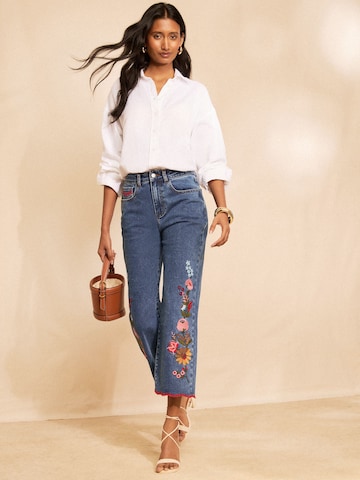 love & roses Bootcut Τζιν σε μπλε