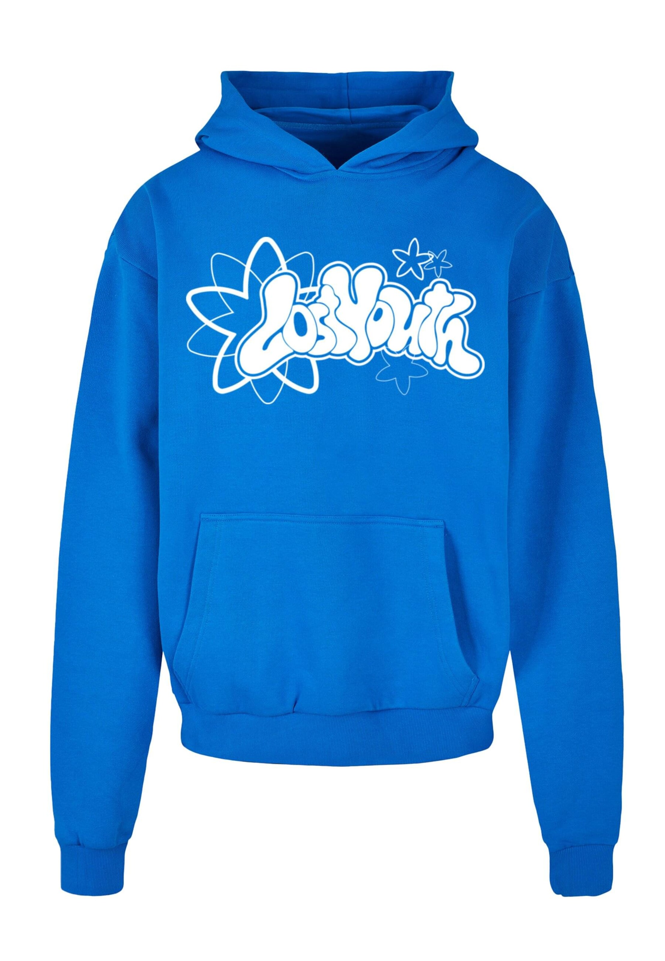 Felpa 'Starry' di Lost Youth in blu: frontale