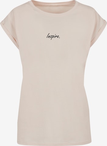 Maglietta 'Inspire' di Merchcode in beige: frontale