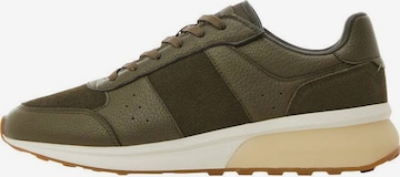 MANGO MAN Sneakers in Green: front