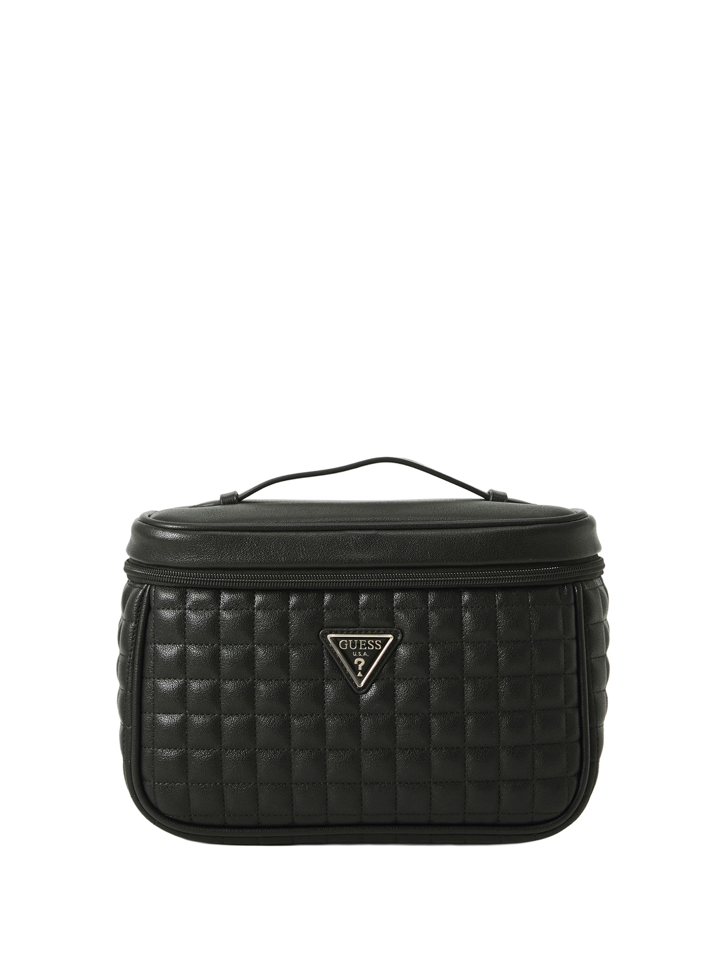 GUESSNeseser 'NADIRA TOILETRY TRAIN CASE' - crna boja: prednji dio