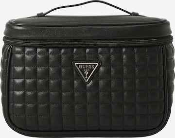 GUESSNeseser 'NADIRA TOILETRY TRAIN CASE' - crna boja: prednji dio