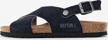 Bayton Sandal 'Tweed' in Blue: front