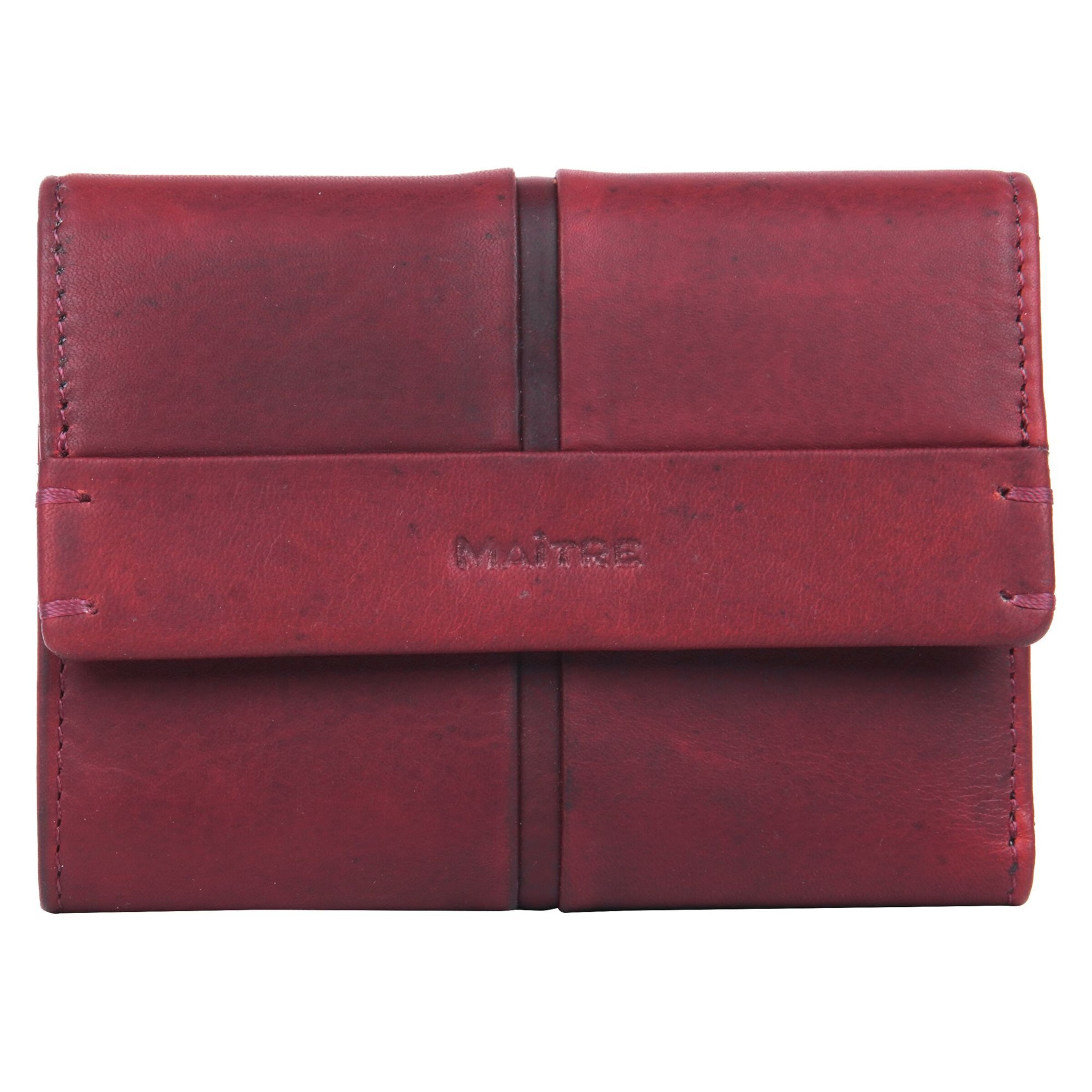 Maître Portemonnee 'Birkenfeld' in Rood: voorkant