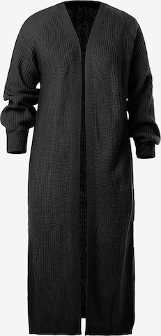 Imily Bela - Abrigo de punto en negro: frente