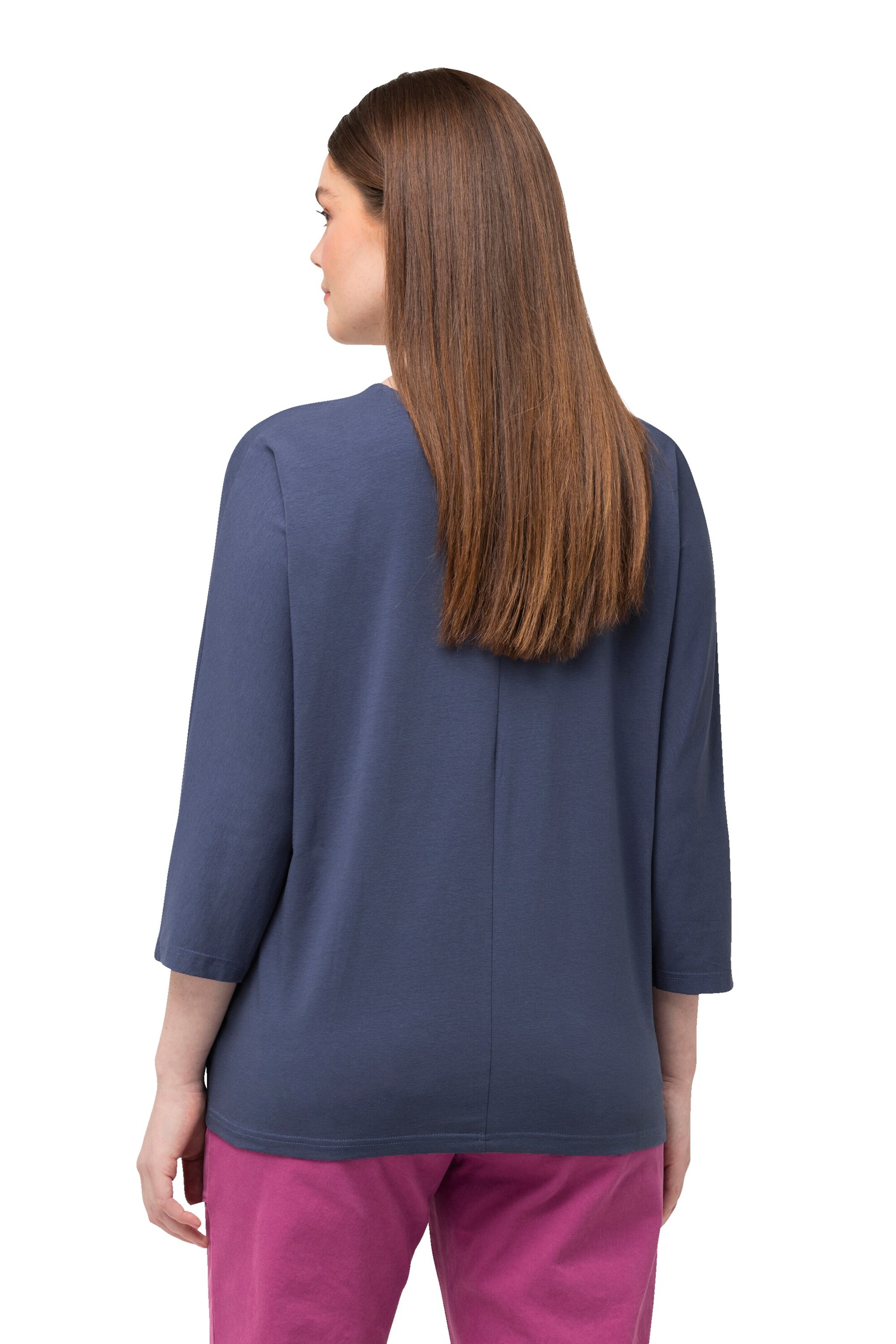 T-shirt Ulla Popken en bleu