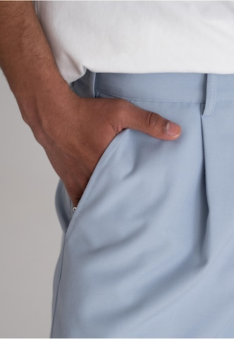 Prohibited Regular Pleat-Front Pants in Blue