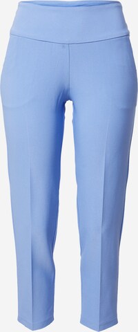 Coupe slim Pantalon de sport ADIDAS GOLF en bleu : devant