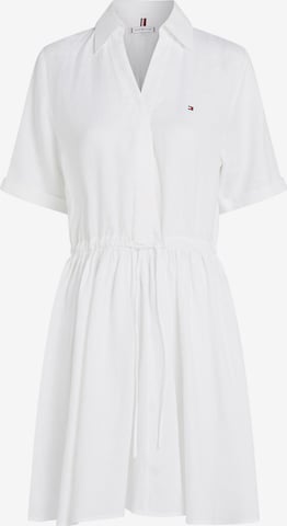 TOMMY HILFIGERKošulja haljina 'ESS' - bijela boja: prednji dio