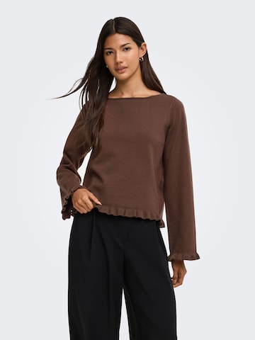 Pullover 'ONLCINDEREL' di ONLY in marrone: frontale