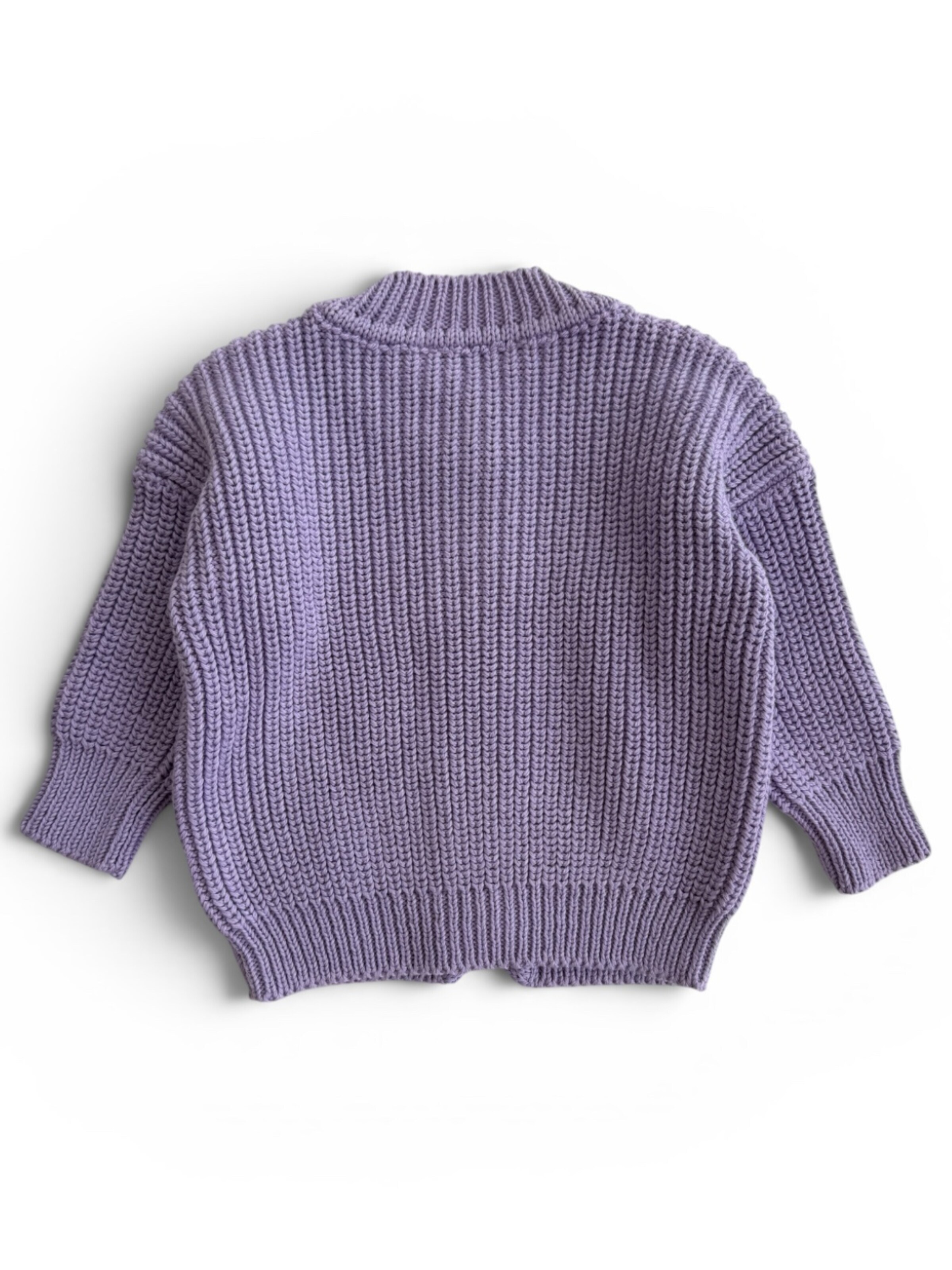 KURTI & FRIEDA Strickjacke 'Chunky Knit'‌‌ in Lila