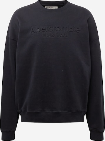 Sweat-shirt Abercrombie & Fitch en noir : devant