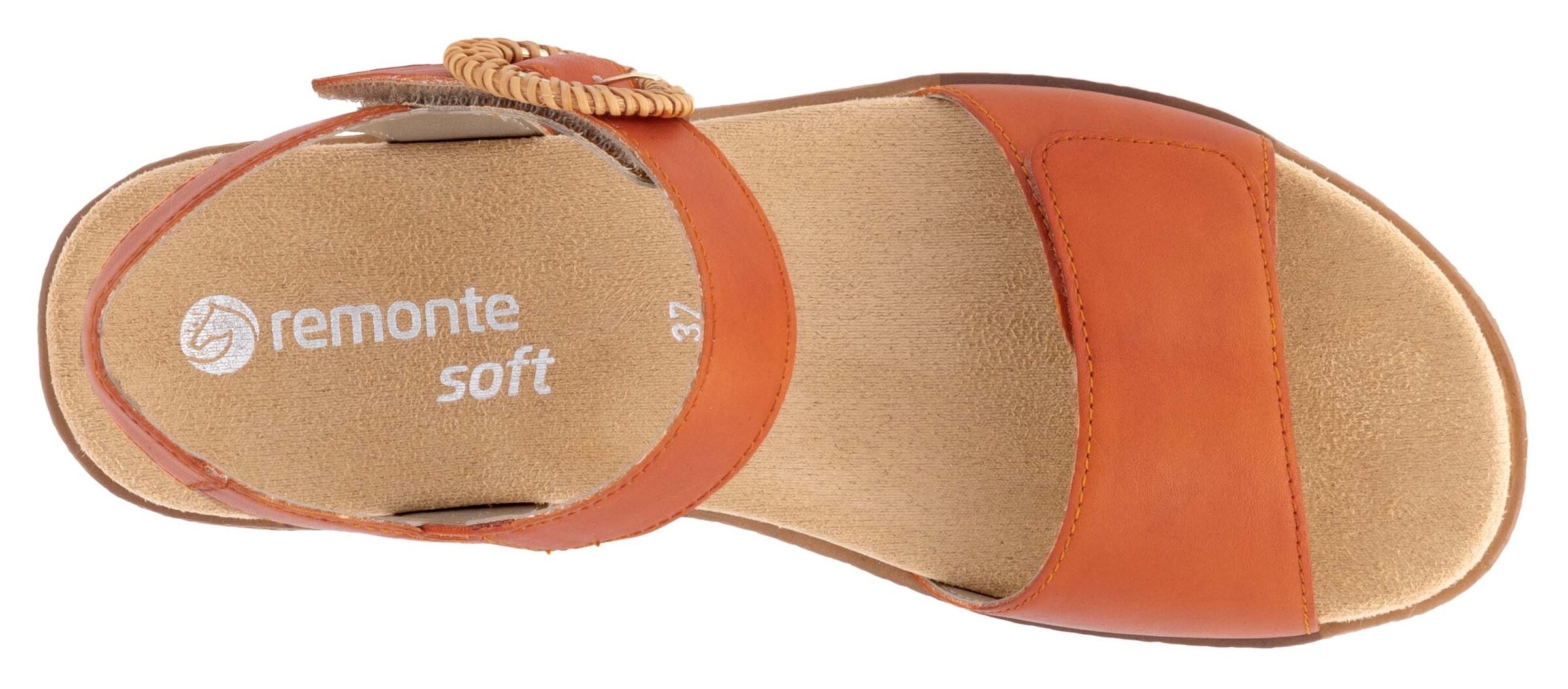 REMONTE Strap Sandals in Orange