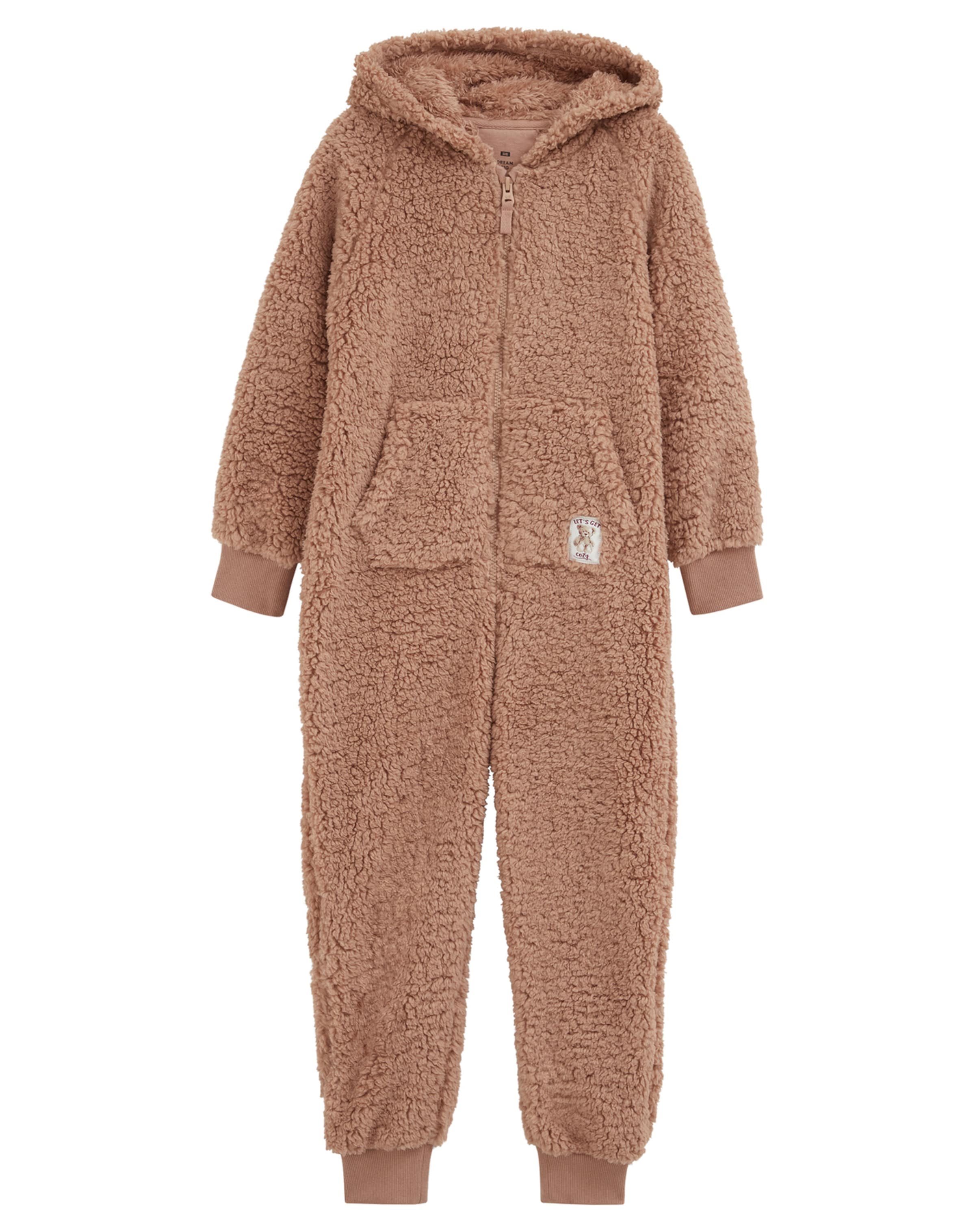 WE Fashion Пижама в Коричневый: спереди