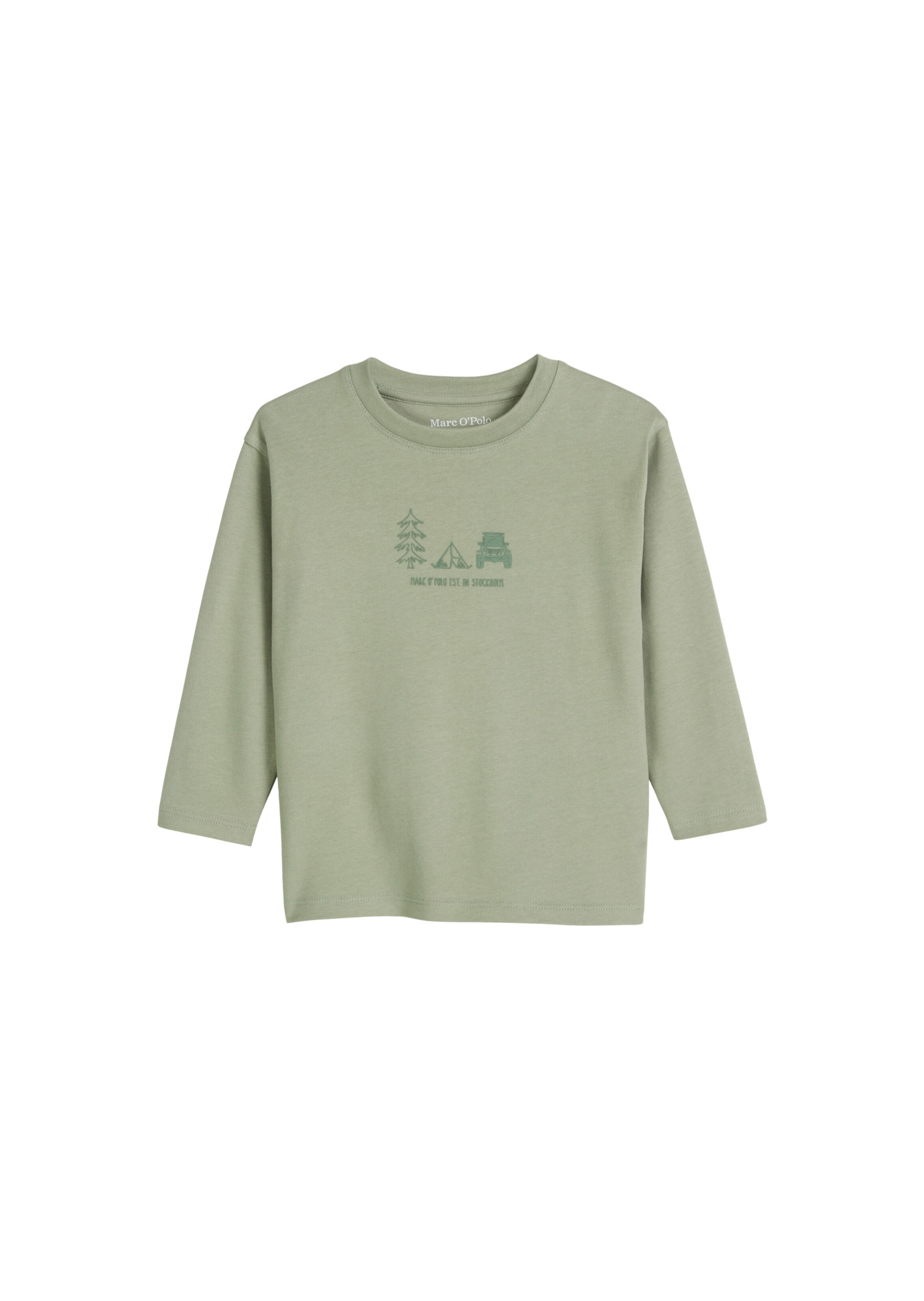 Marc O'Polo Shirt in Groen: voorkant