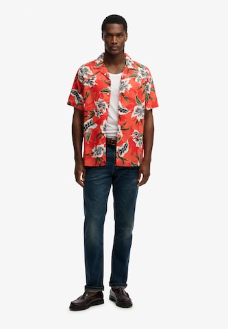 Superdry & Co Regular fit Button Up Shirt in Red
