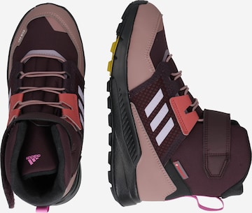 ADIDAS TERREX - Botas 'Trailmaker High Cold.Rdy' em roxo