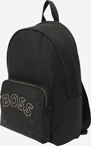 BOSS Black Backpack 'Catch' in Black: front