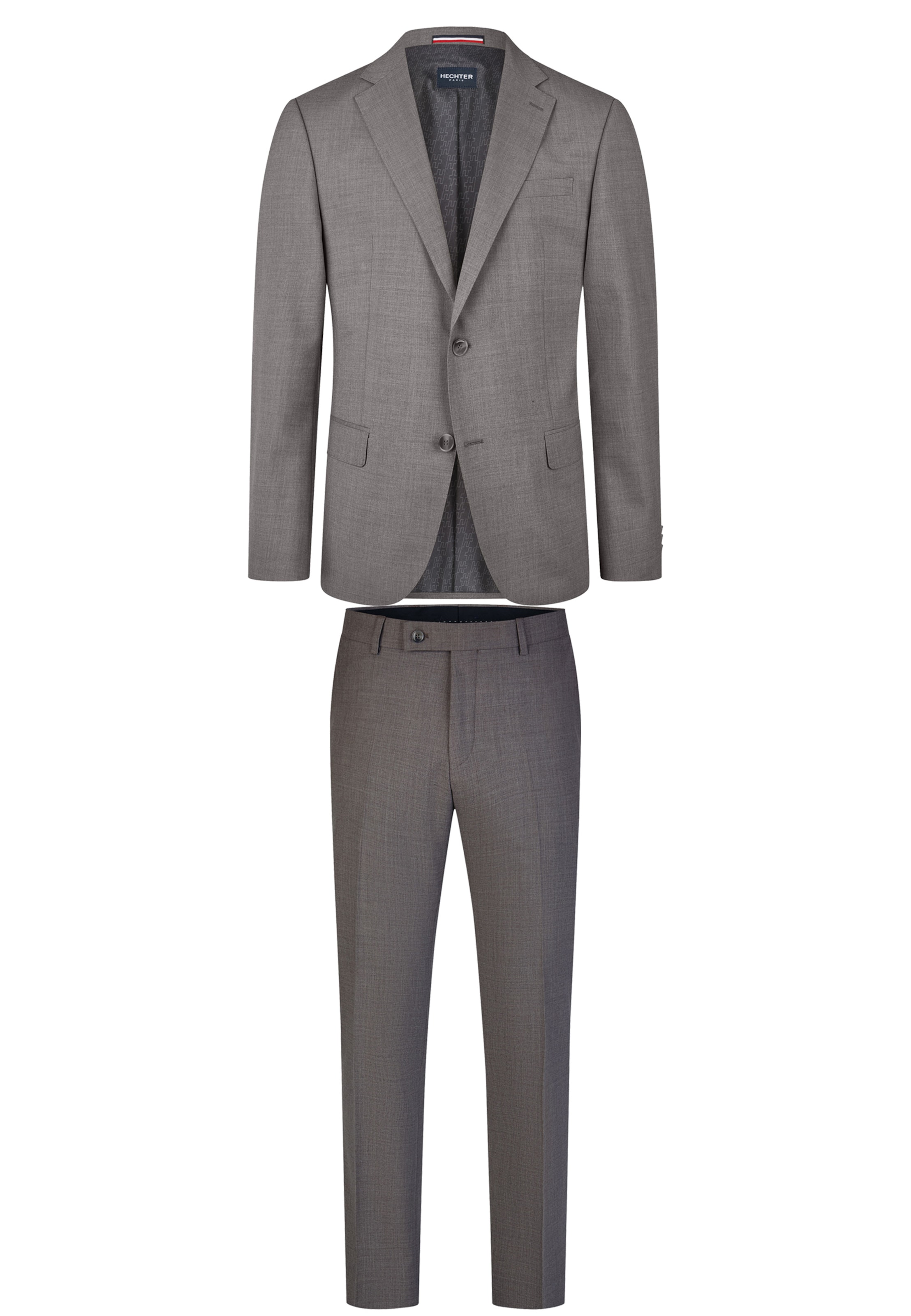 HECHTER PARIS Regular Suit 'H-XTENSION' in Grey: front