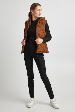 Oxmo Vest 'Stana' in Brown