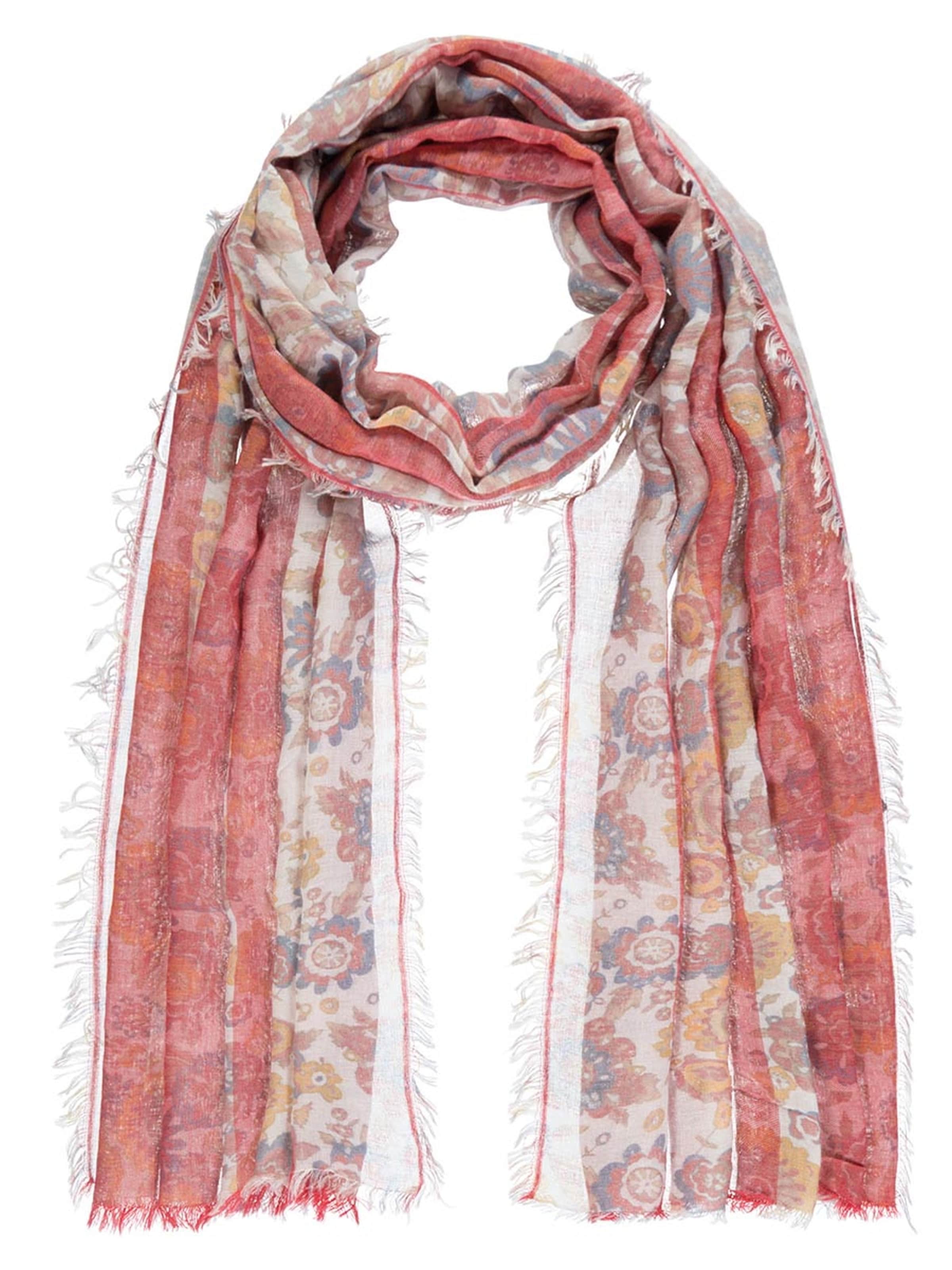 Passigatti Wrap 'Krawattenschal gemustert' in Red: front