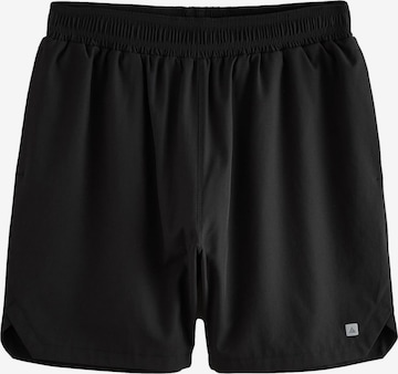 Next Normalny krój Spodnie sportowe 'Active 9 Inch' w kolorze czarny: przód