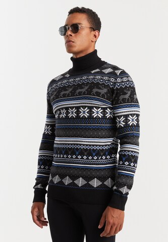 Leif Nelson Sweater in Black