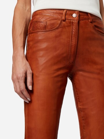 RICANO - Slimfit Pantalón '9809' en marrón