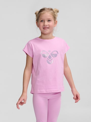 T-Shirt fonctionnel Hummel en rose