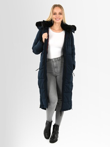 NAVAHOO Winter Jacket in Blue: front