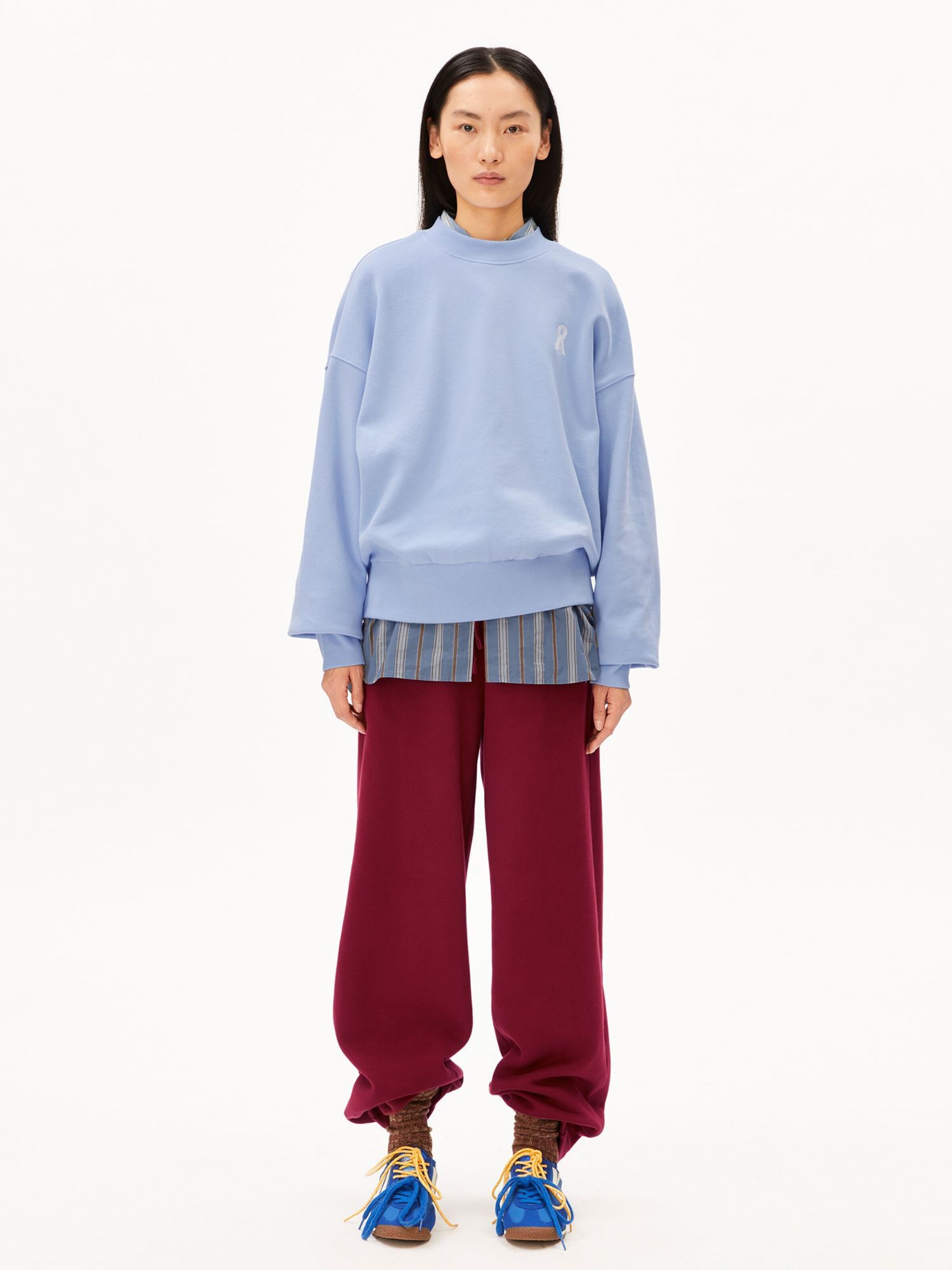 ARMEDANGELS Pullover ICONIC Å ALIZAA in Blau: Vorderseite