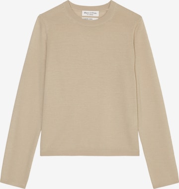 Pull-over Marc O'Polo en beige : devant