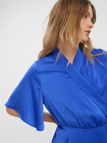 VERO MODA Jurk 'Amelia' in Blauw