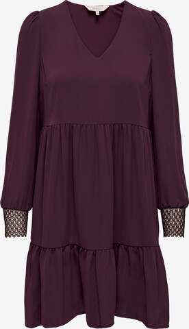 ONLY - Vestido 'Trine' em roxo: frente