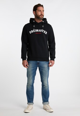 DreiMaster Maritim Sweatshirt 'Kilata' in Zwart