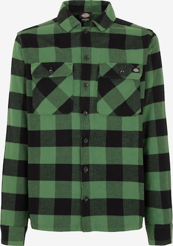 DICKIES - Camisa 'SACRAMENTO' em verde: frente