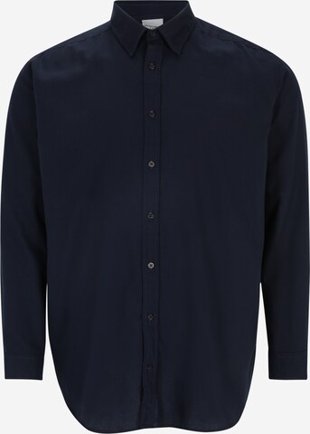 Coupe regular Chemise 'CHASER JOSHUA' Jack & Jones Plus en bleu : devant