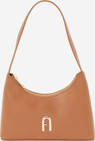 FURLA Shoulder bag 'Diamante' in Brown: front