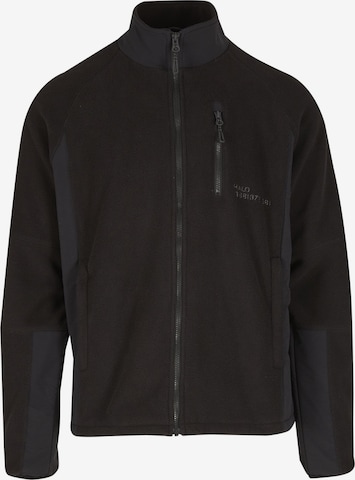 Veste en polaire HALO en noir : devant