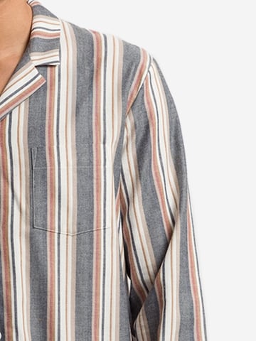 Hanro Pyjama lang 'Cozy Comfort' in Blauw