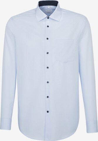 Coupe regular Chemise business ' Regular ' SEIDENSTICKER en bleu : devant