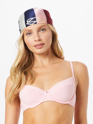 Hunkemöller T-shirt Bikiniöverdel i rosa: framsida