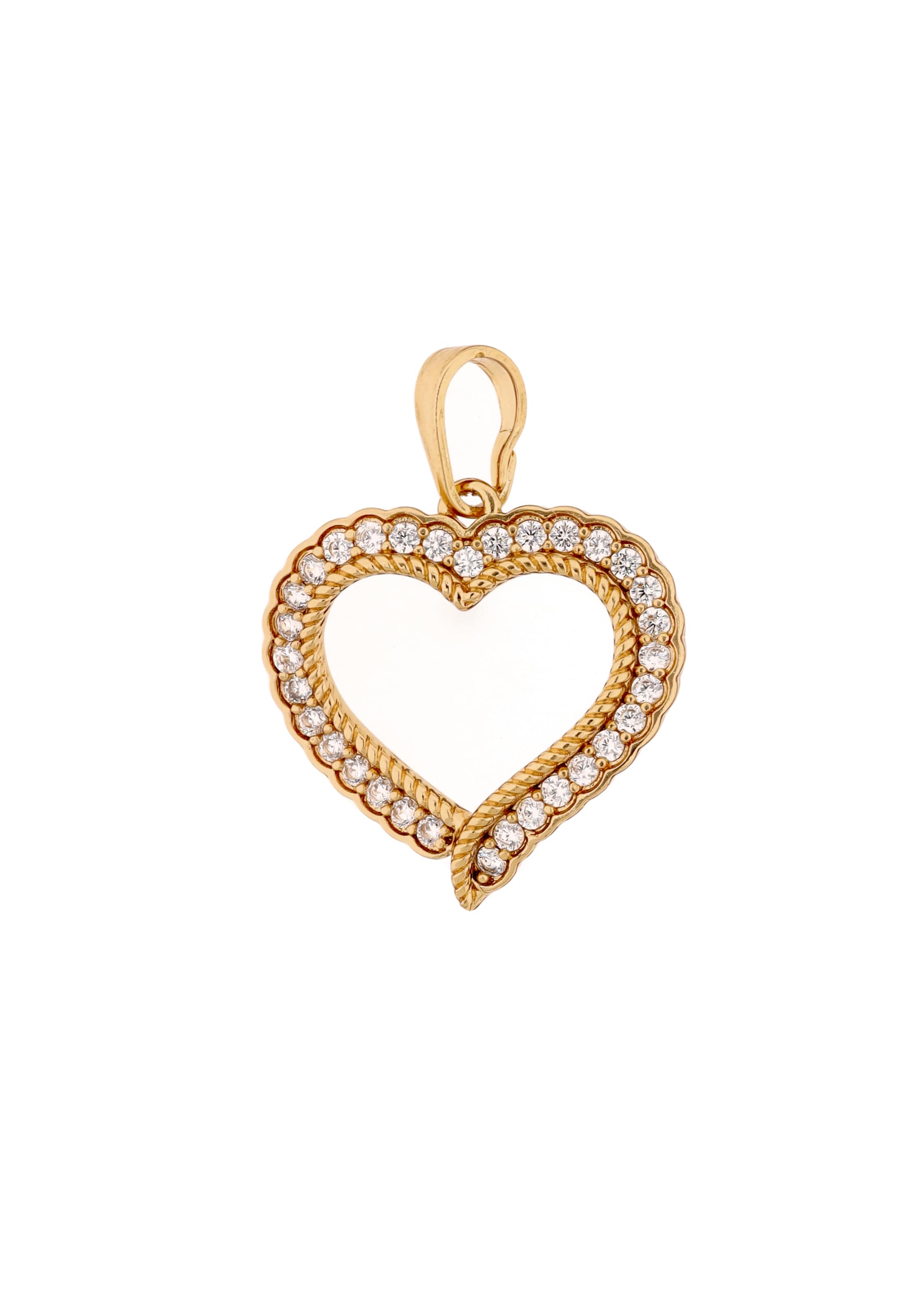 myMo at night - Colgante en oro: frente