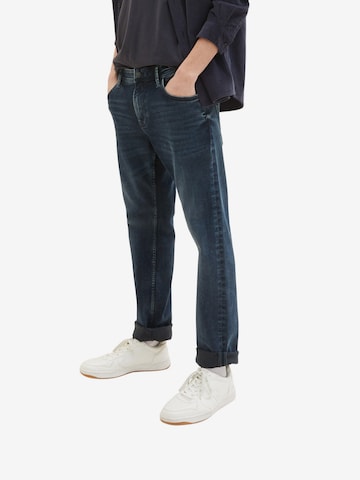 Regular Jean 'Aedan' TOM TAILOR DENIM en bleu : devant