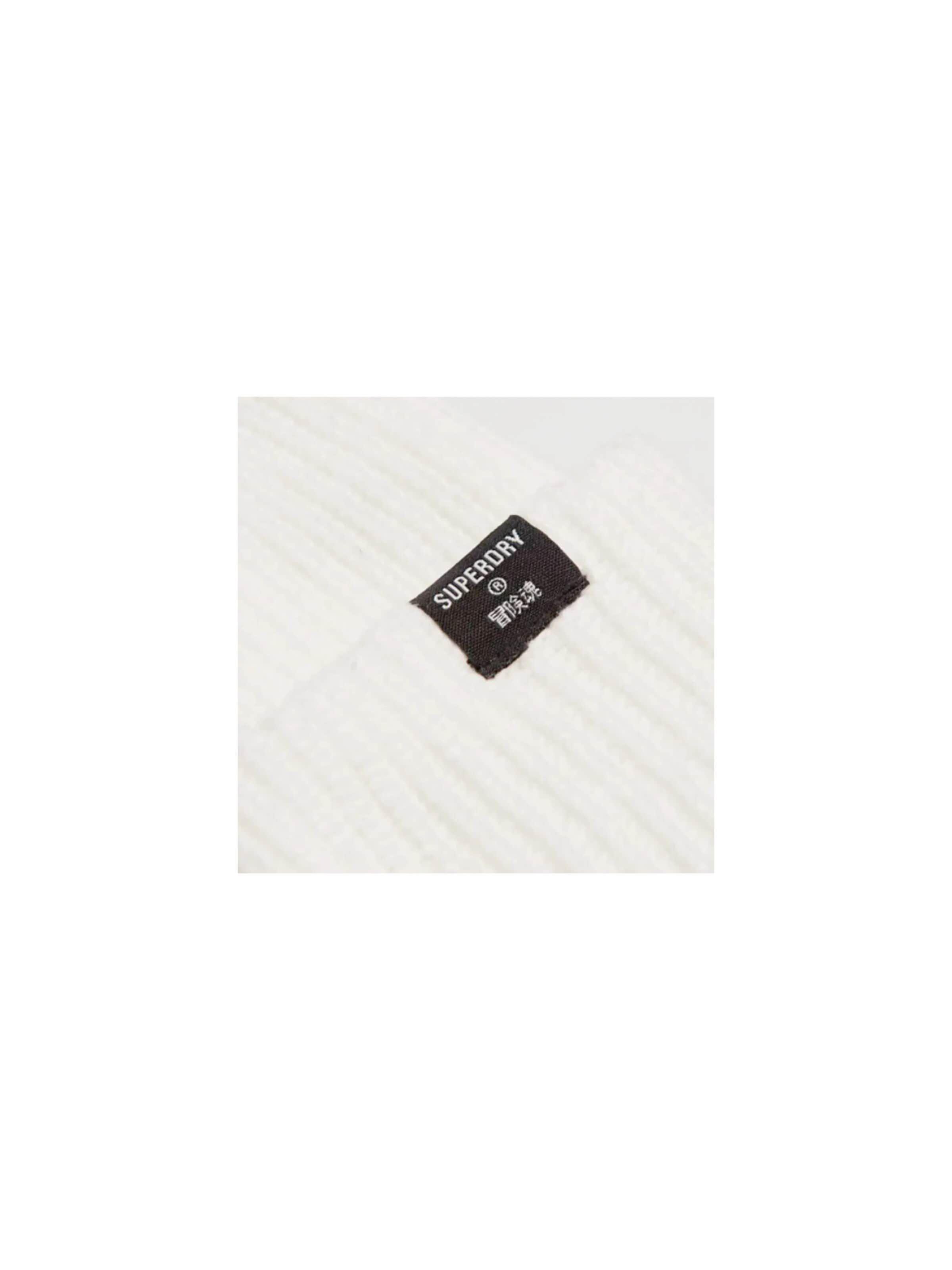 Berretto 'heritage ribbed' di Superdry & Co in bianco