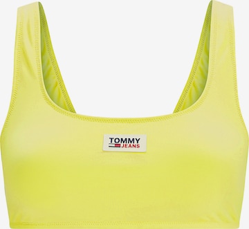 Hauts de bikini Tommy Hilfiger Underwear en jaune : devant