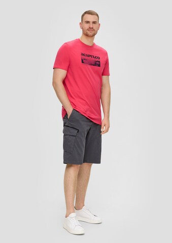 T-Shirt s.Oliver Red Label Big & Tall en rouge